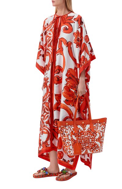 Сумка-тоут atene DOLCE & GABBANA оранжевого цвета по цене 169500 руб., арт. BB7826/AN220, фото 3 Сумка-тоут atene DOLCE & GABBANA, арт. BB7826/AN220, фото 3