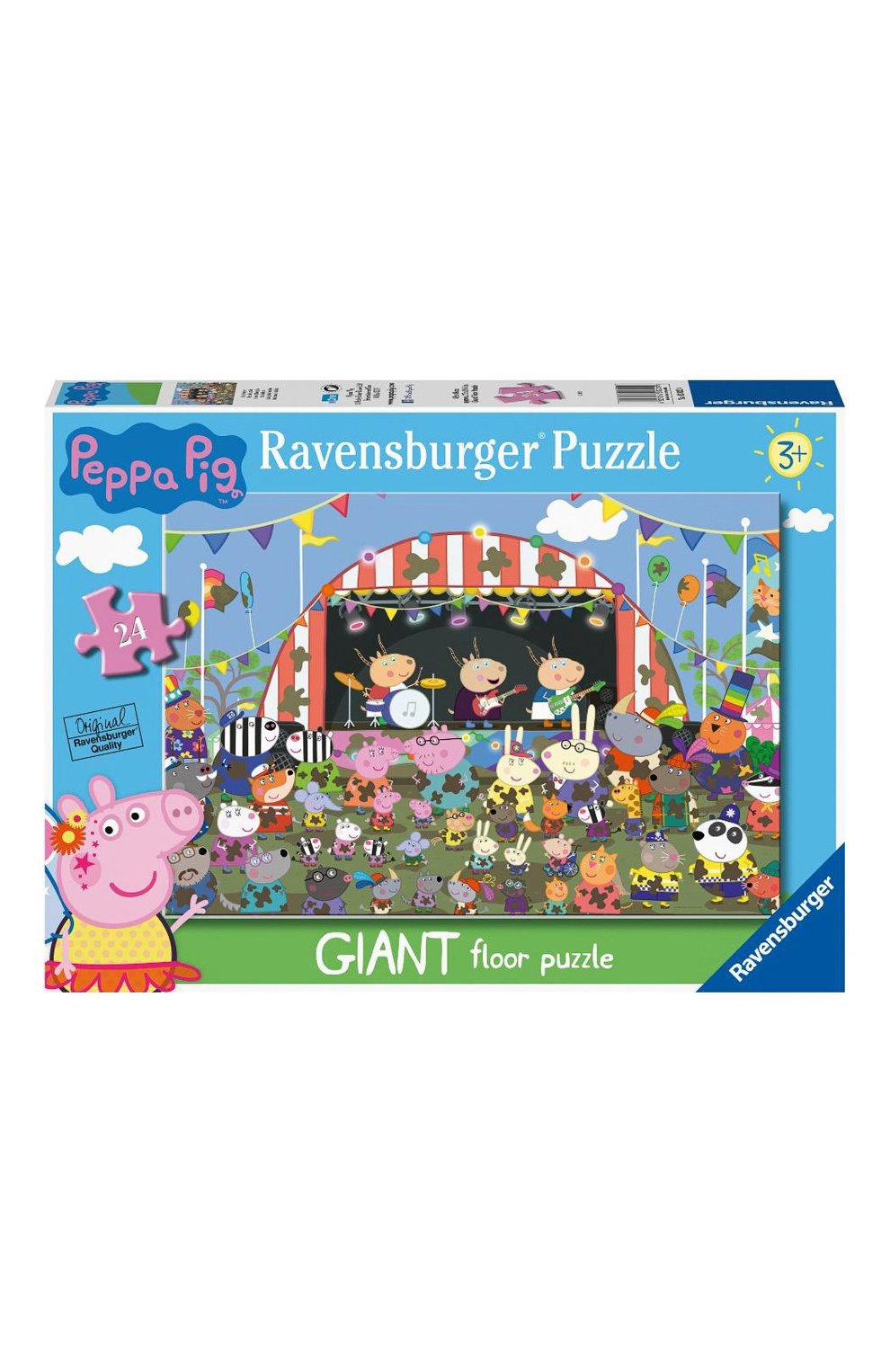 Пазл гигантский свинка пеппа 24 детали RAVENSBURGER, арт. R03022, фото 2