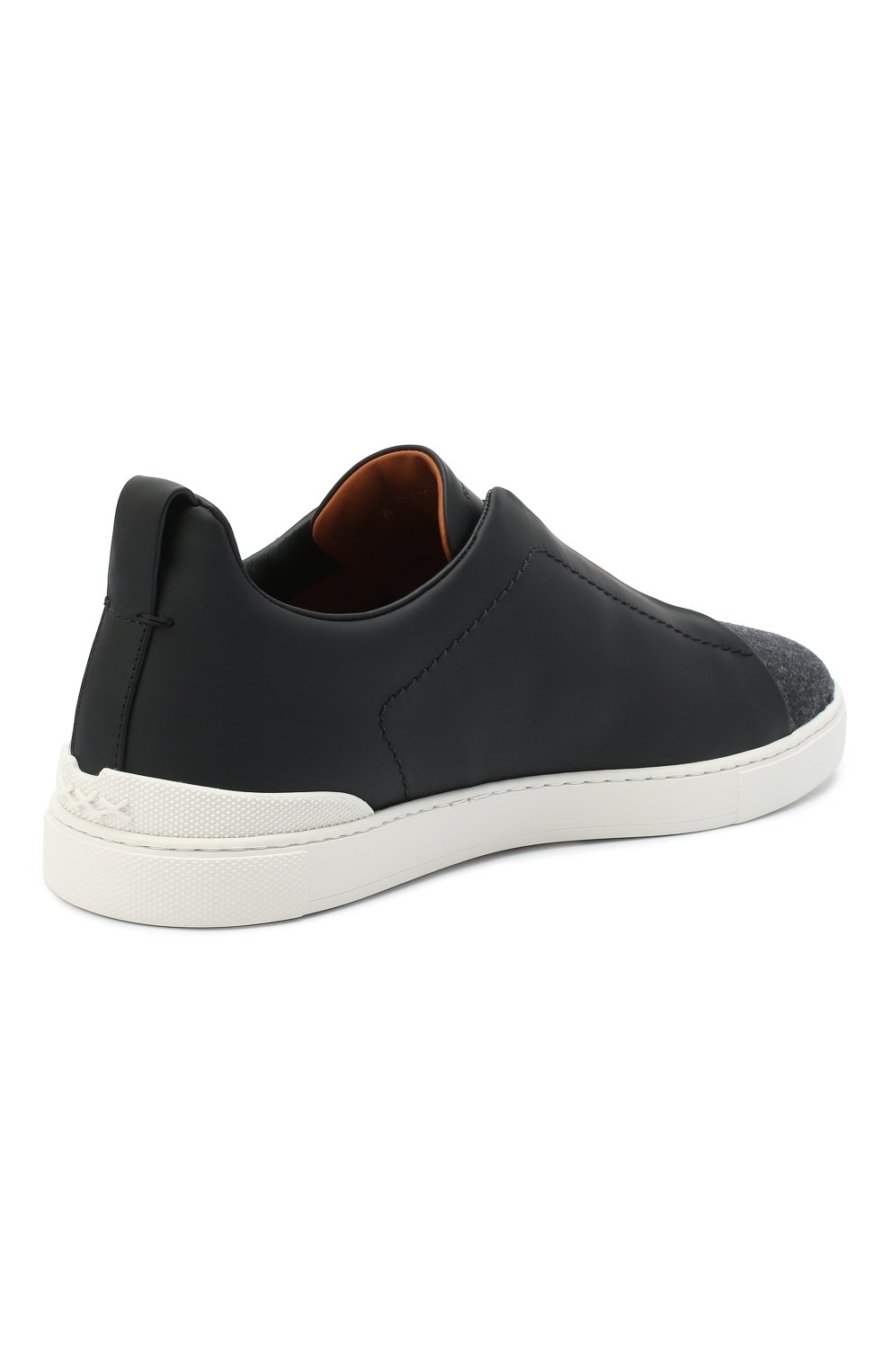 Комбинированные кеды triple stitch ZEGNA, арт. A4666X-LHG0M, фото 4