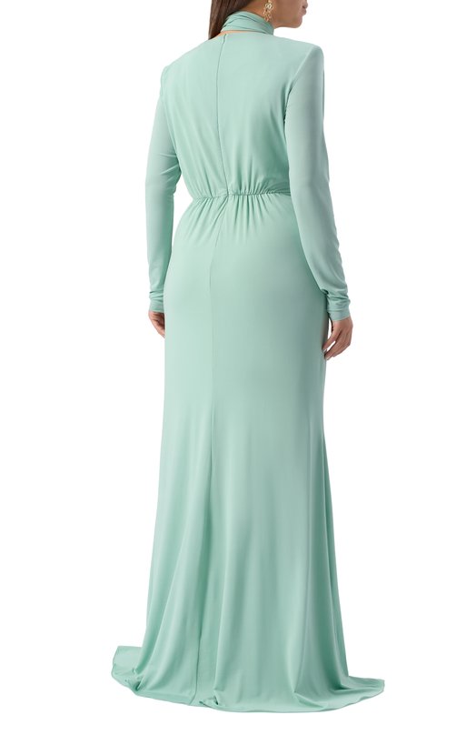 Платье из вискозы Marina Rinaldi Elegante TE0REMA Зелёный  TE0REMA Фото 4