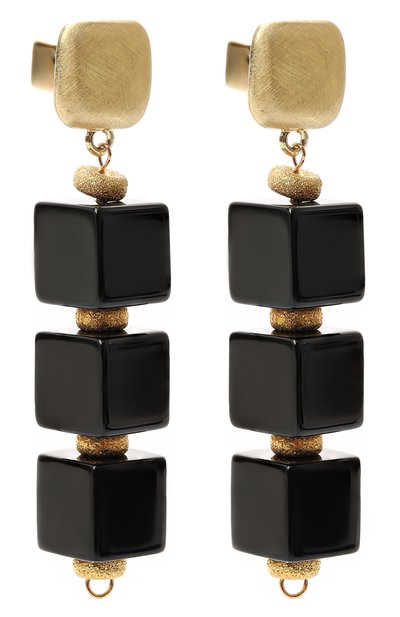 Серьги VIEN черного цвета по цене 24900 руб., арт. 2526-332, фото 3 Серьги VIEN, арт. 2526-332, фото 3