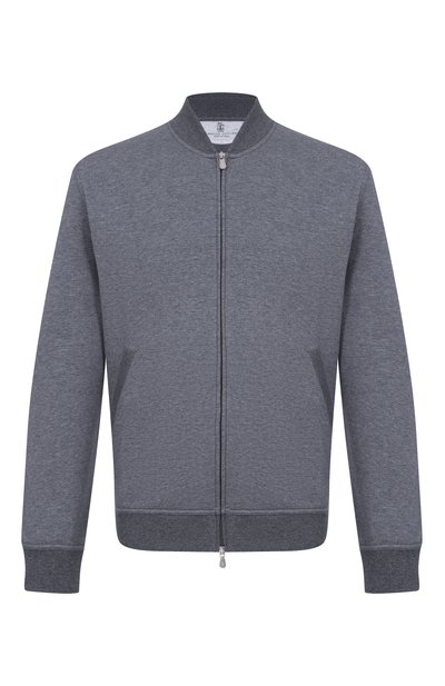 Мужской хлопковая толстовка BRUNELLO CUCINELLI, арт. MW8639072G