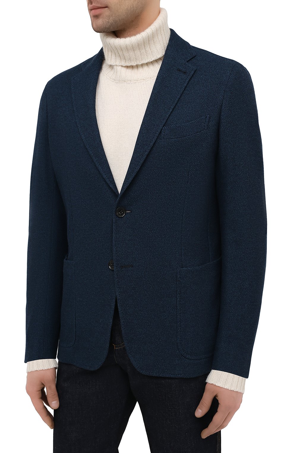 Хлопковый пиджак ZEGNA, арт. UWC64/SDF, фото 3