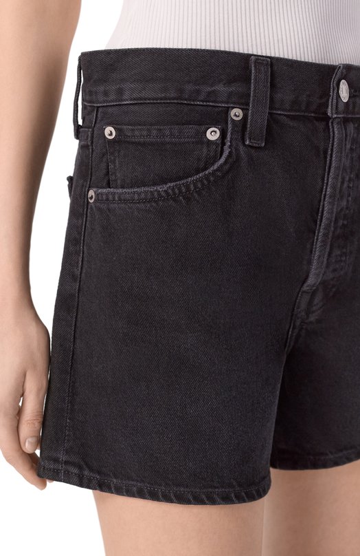 Джинсовые шорты Parker Agolde A91271817 Чёрный  A91271817 Фото 5