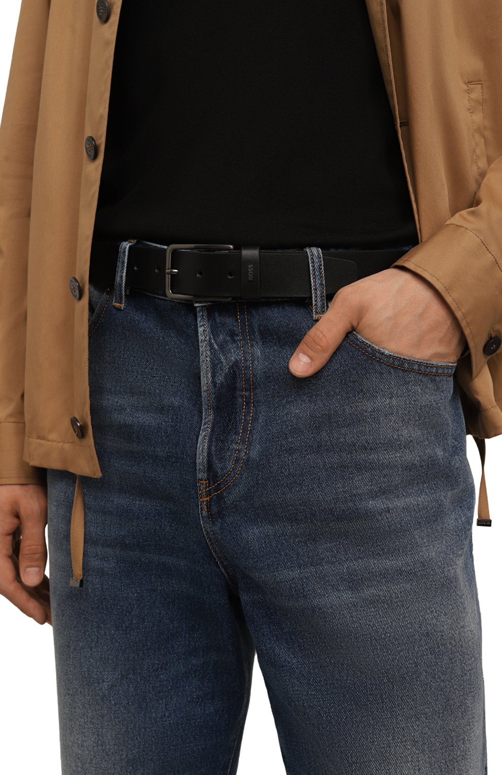 Кожаный ремень BOSS, арт. 50481045, фото 2
