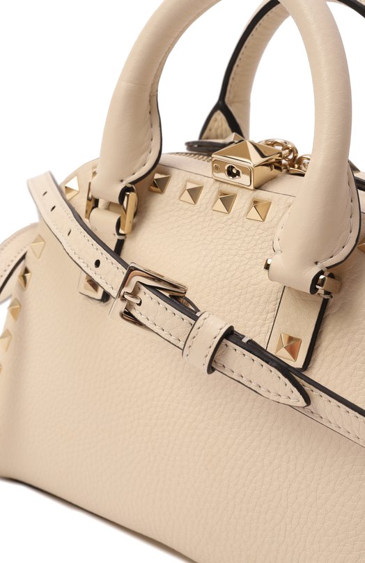 Сумка Rockstud Valentino 6W2B0Q97/VSF Кремовый  6W2B0Q97/VSF Фото 3