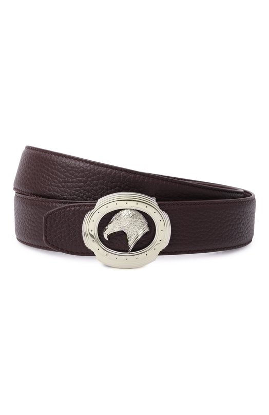 Кожаный ремень Stefano Ricci N382VD/C555P Бордовый N382VD/C555P