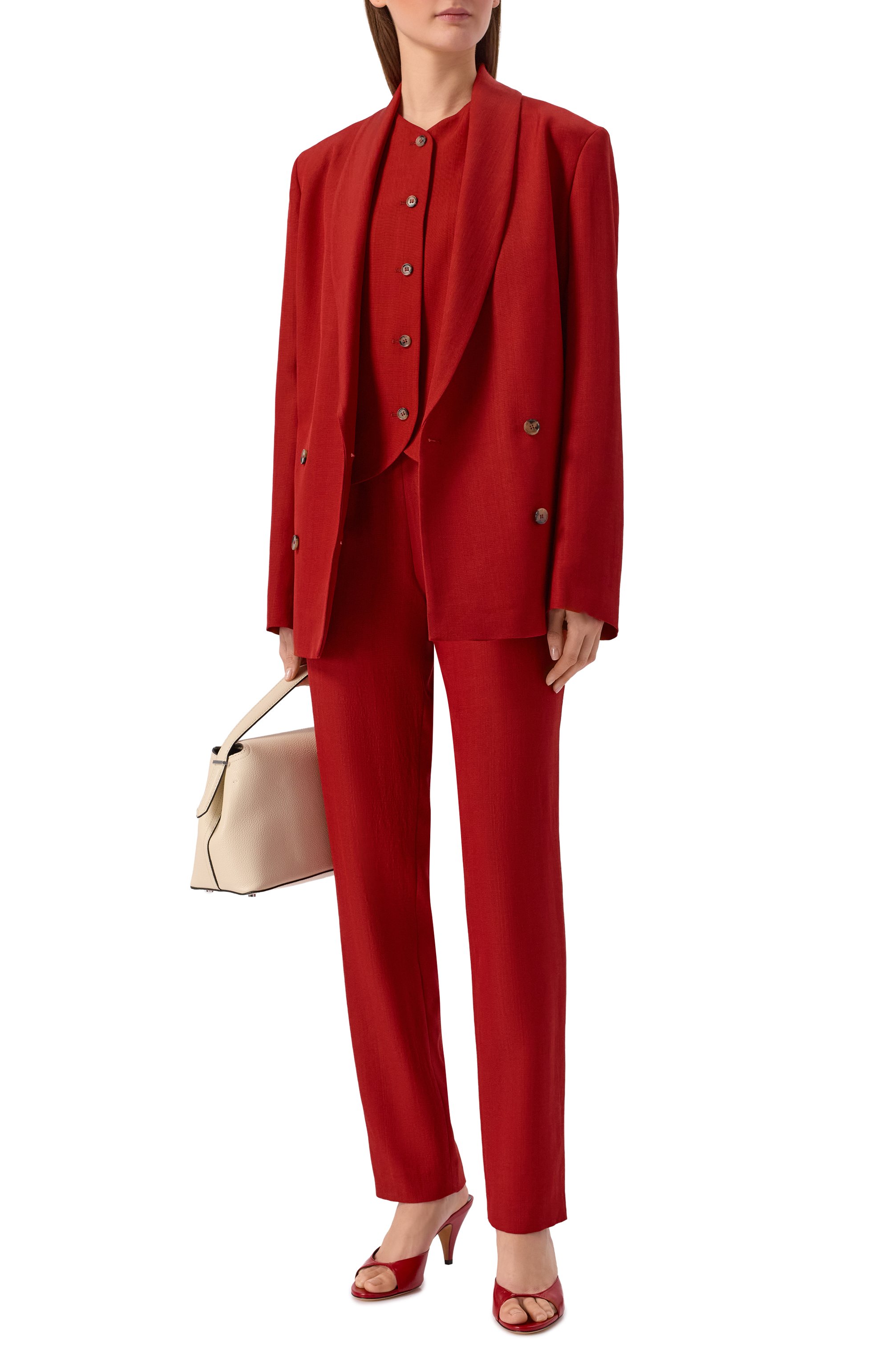 Брюки из вискозы и шерсти LOULOU DE SAISON, арт. SC0T, фото 2