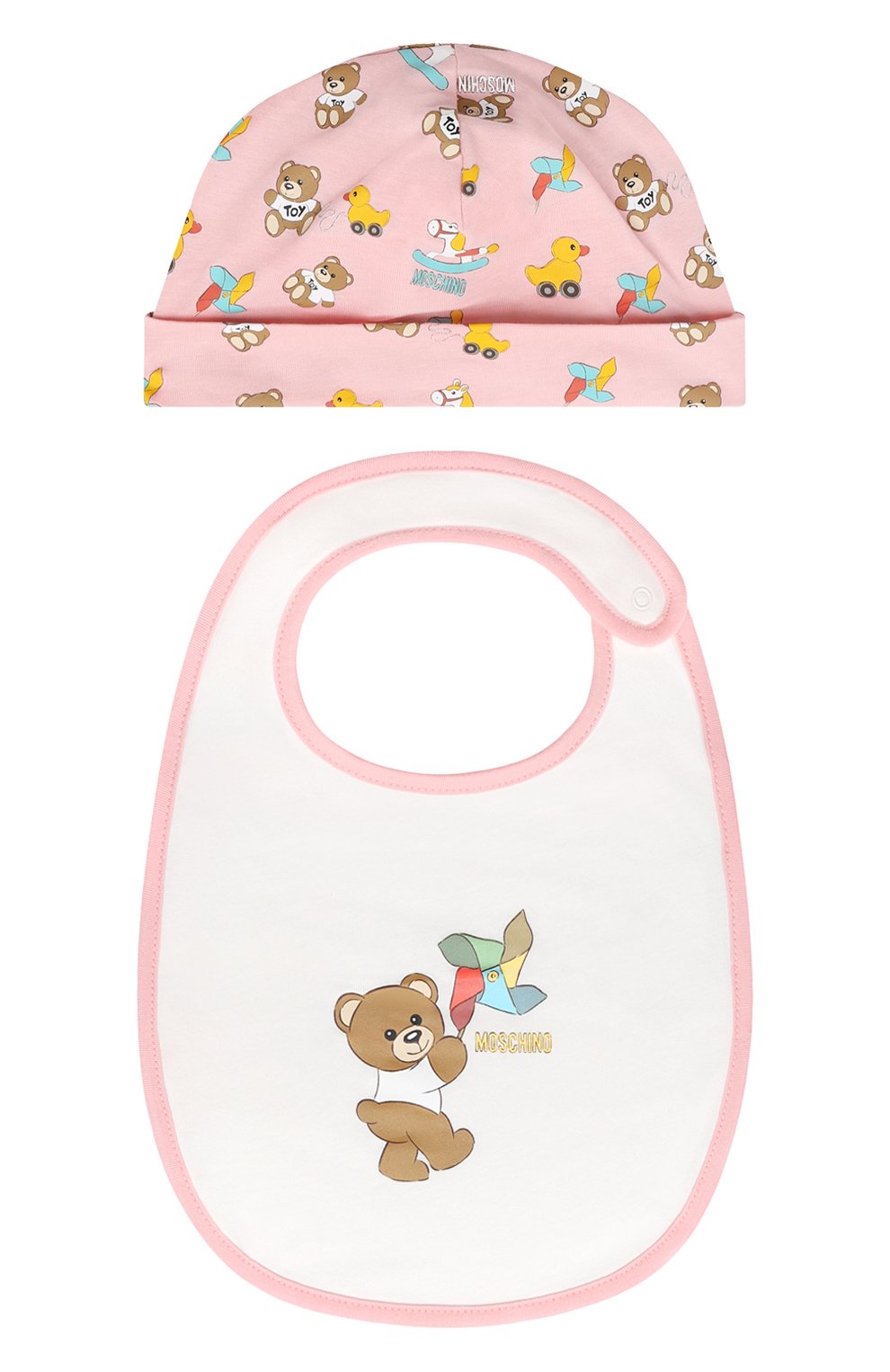 Комплект из шапки и нагрудника MOSCHINO, арт. MUY060/LAB92, фото 1