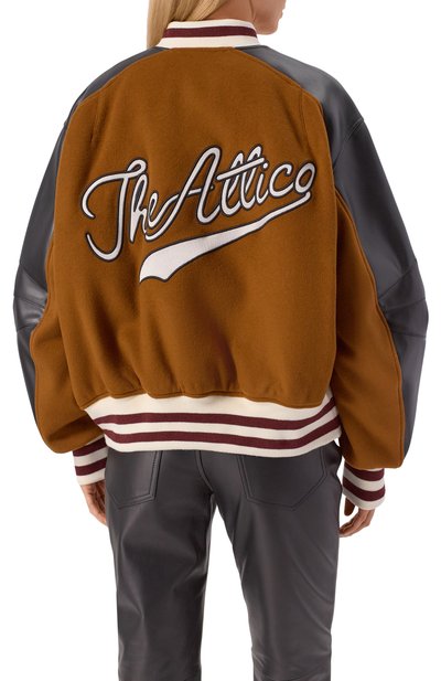 Шерстяной бомбер THE ATTICO, арт. 251WCB00092/WWV058AA, фото 4