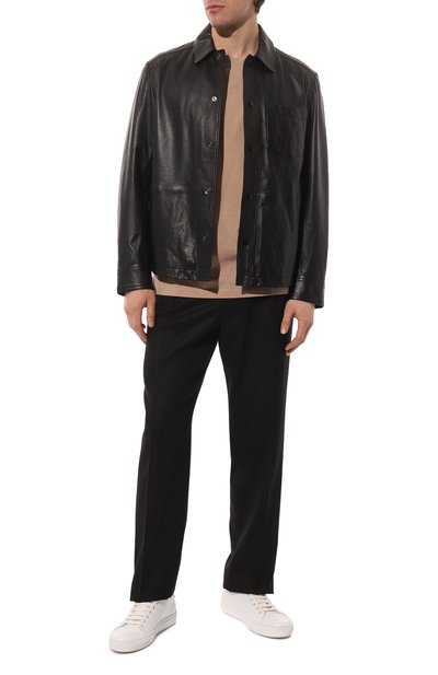 Кожаная куртка-рубашка BOSS, арт. 50482203, фото 2