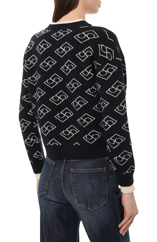 Шерстяной пуловер Ports 1961 Синий, фото 4