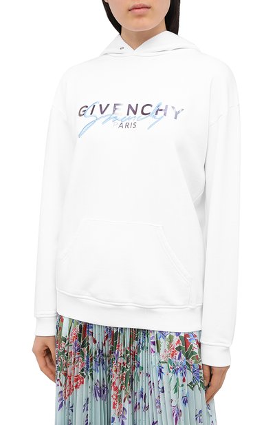 Хлопковое худи GIVENCHY, арт. BWJ01C3Z3Q, фото 3