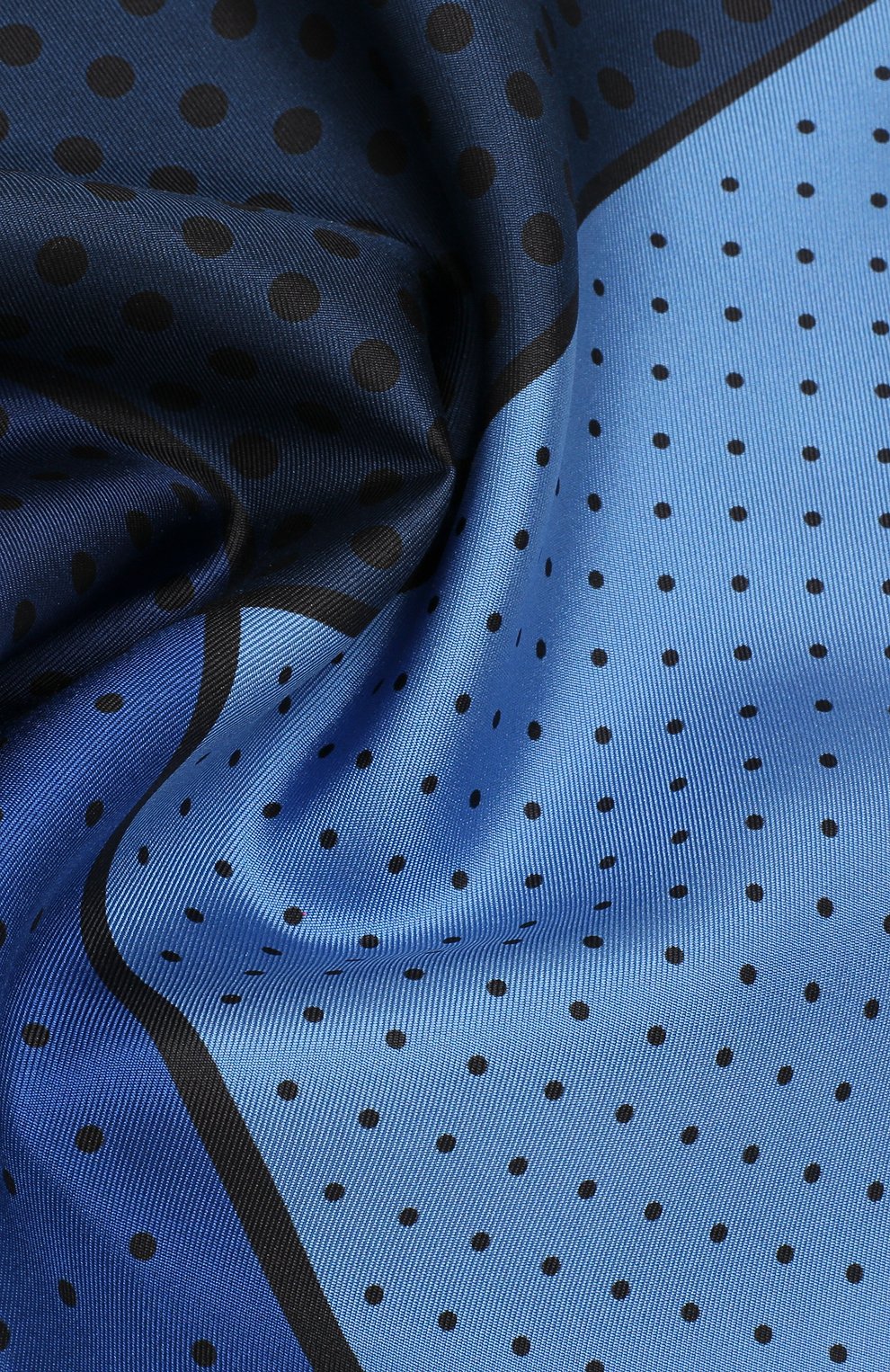 Шелковый платок LANVIN синего цвета по цене 7250 руб., арт. 3471/HANDKERCHIEF, фото 2 Шелковый платок LANVIN, арт. 3471/HANDKERCHIEF, фото 2