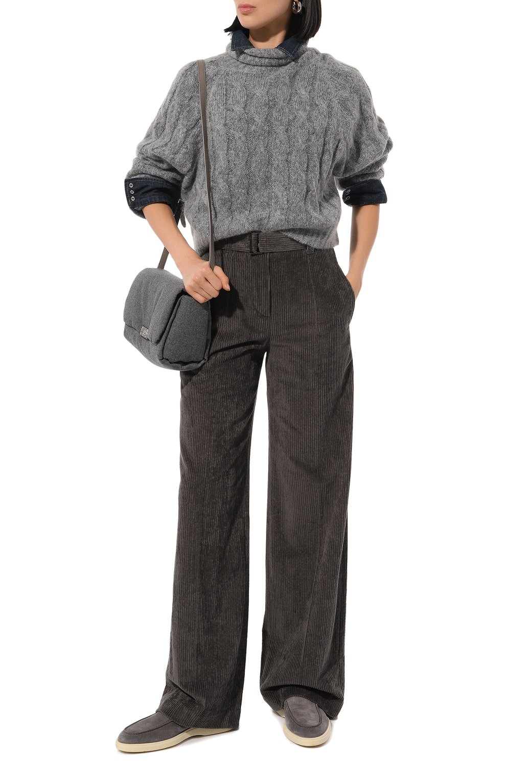 Вельветовые брюки BRUNELLO CUCINELLI, арт. MD574P8692, фото 2