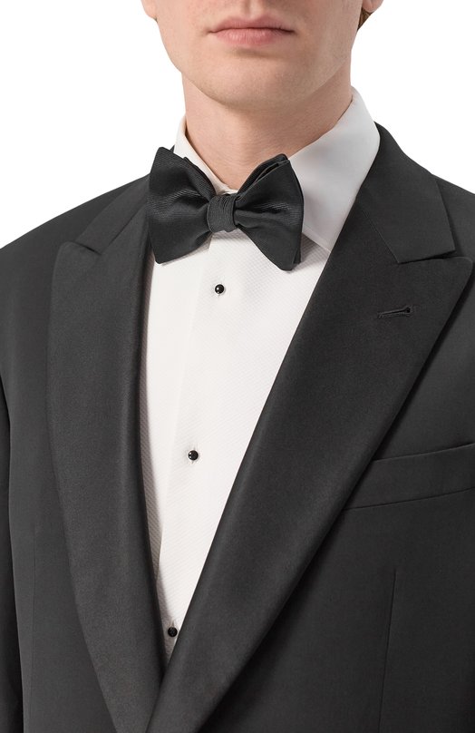 Шелковый галстук-бабочка Brioni 01L600/PZ418 Чёрный  01L600/PZ418 Фото 2