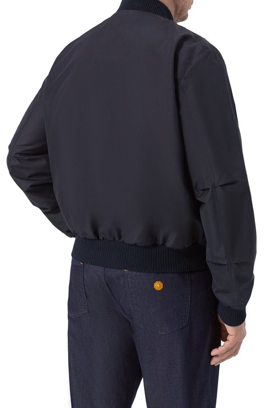Бомбер Kiton UW2367V0827H Синий  UW2367V0827H Фото 4