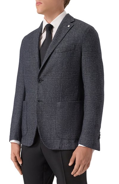 Пиджак из шерсти и хлопка L.B.M. 1911, арт. 2887/55516, фото 4