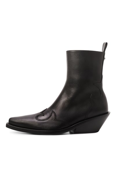 Кожаные казаки ANN DEMEULEMEESTER, арт. B0013370/LT168, фото 4