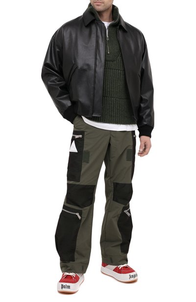 Замшевые кеды PALM ANGELS, арт. PMIA051F20LEA0012501, фото 2