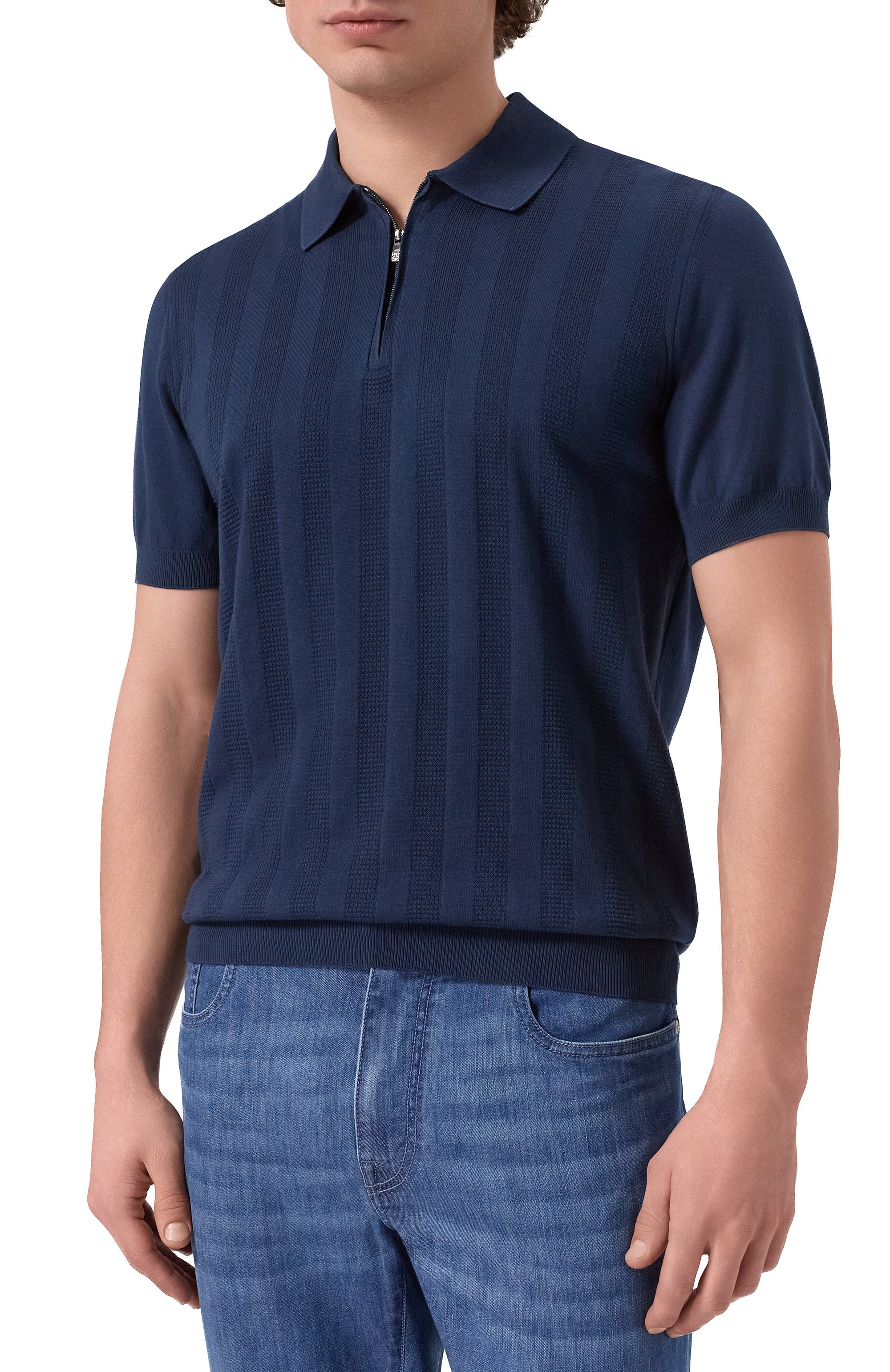 Хлопковое поло CORNELIANI, арт. 27M505/2725116, фото 3