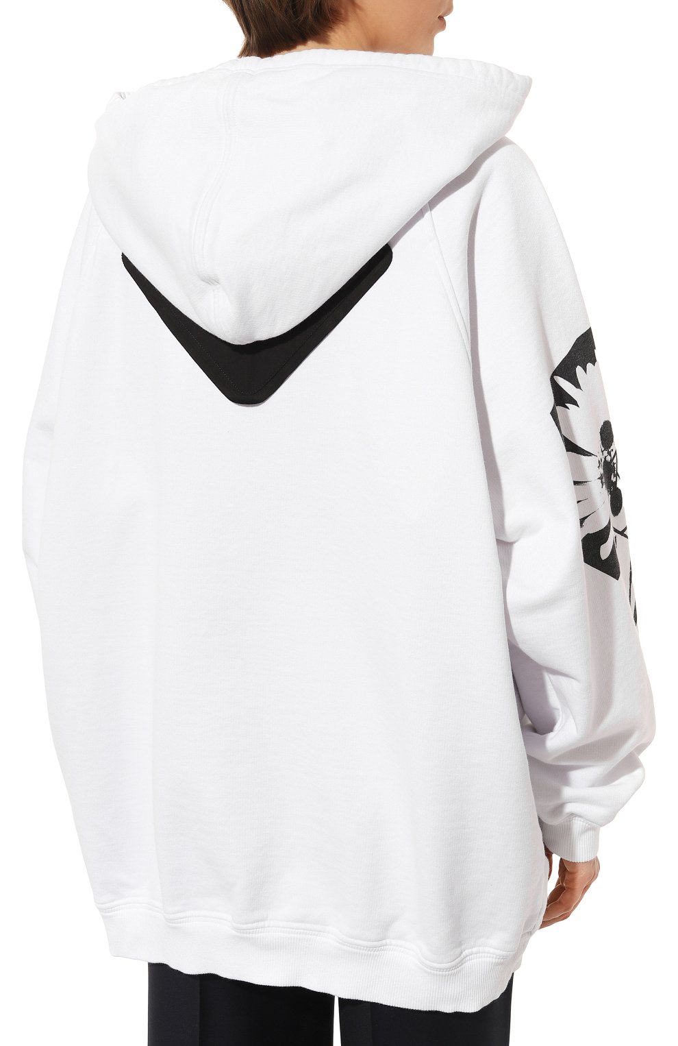 Хлопковое худи PRADA, арт. 134629-1YUA-F0964-211, фото 4