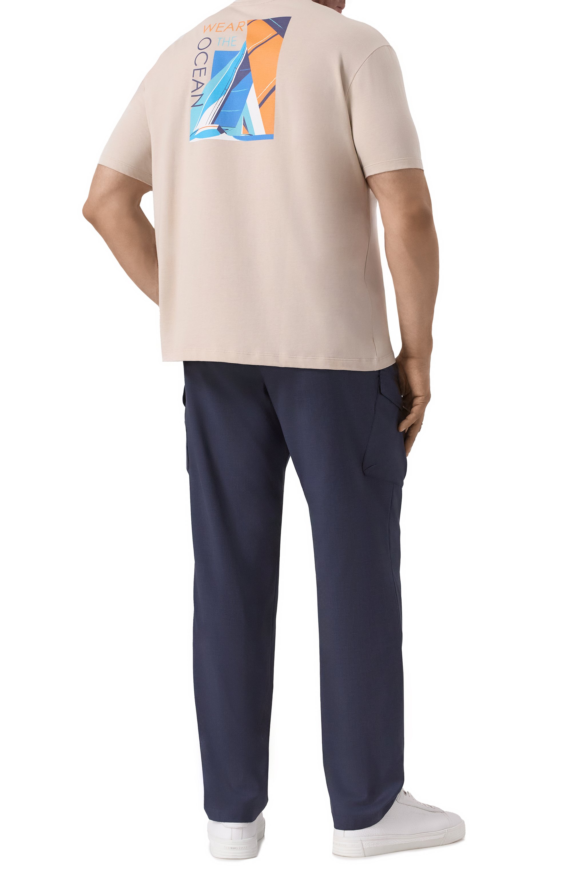 Хлопковая футболка PAUL&SHARK, арт. 25411063/3XL, фото 2