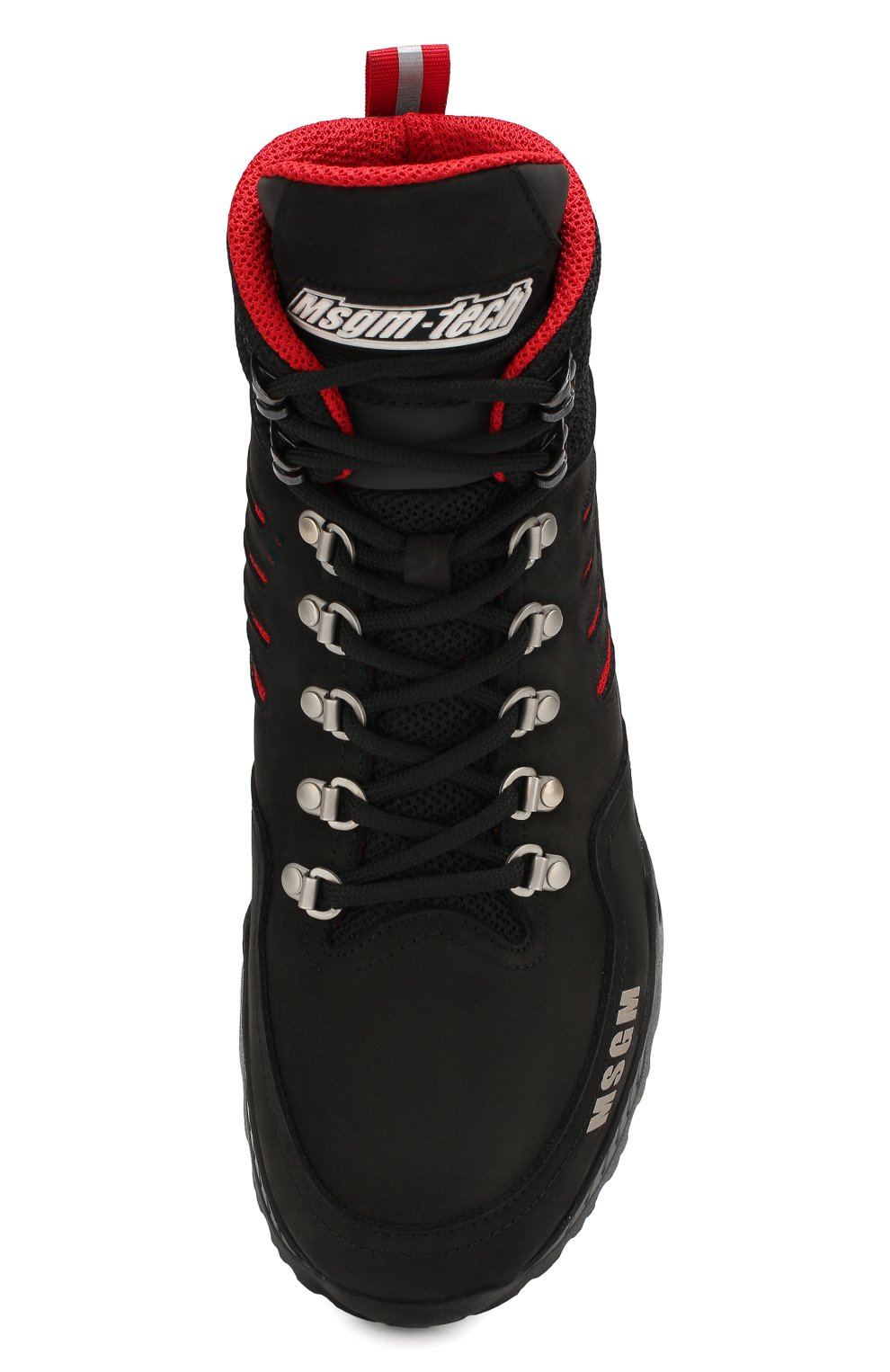 Кожаные ботинки MSGM черного цвета по цене 51400 руб., арт. 2740MS2387, фото 5 Кожаные ботинки MSGM, арт. 2740MS2387, фото 5