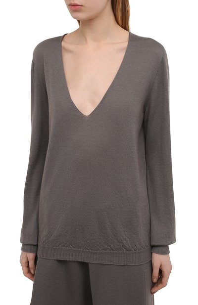 Кашемировый пуловер RICK OWENS, арт. RP21S3623/WS, фото 3