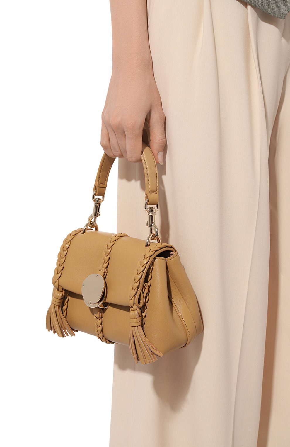 Сумка penelope CHLOÉ бежевого цвета по цене 196000 руб., арт. CHC23AS575/J58, фото 2 Сумка penelope CHLOÉ, арт. CHC23AS575/J58, фото 2