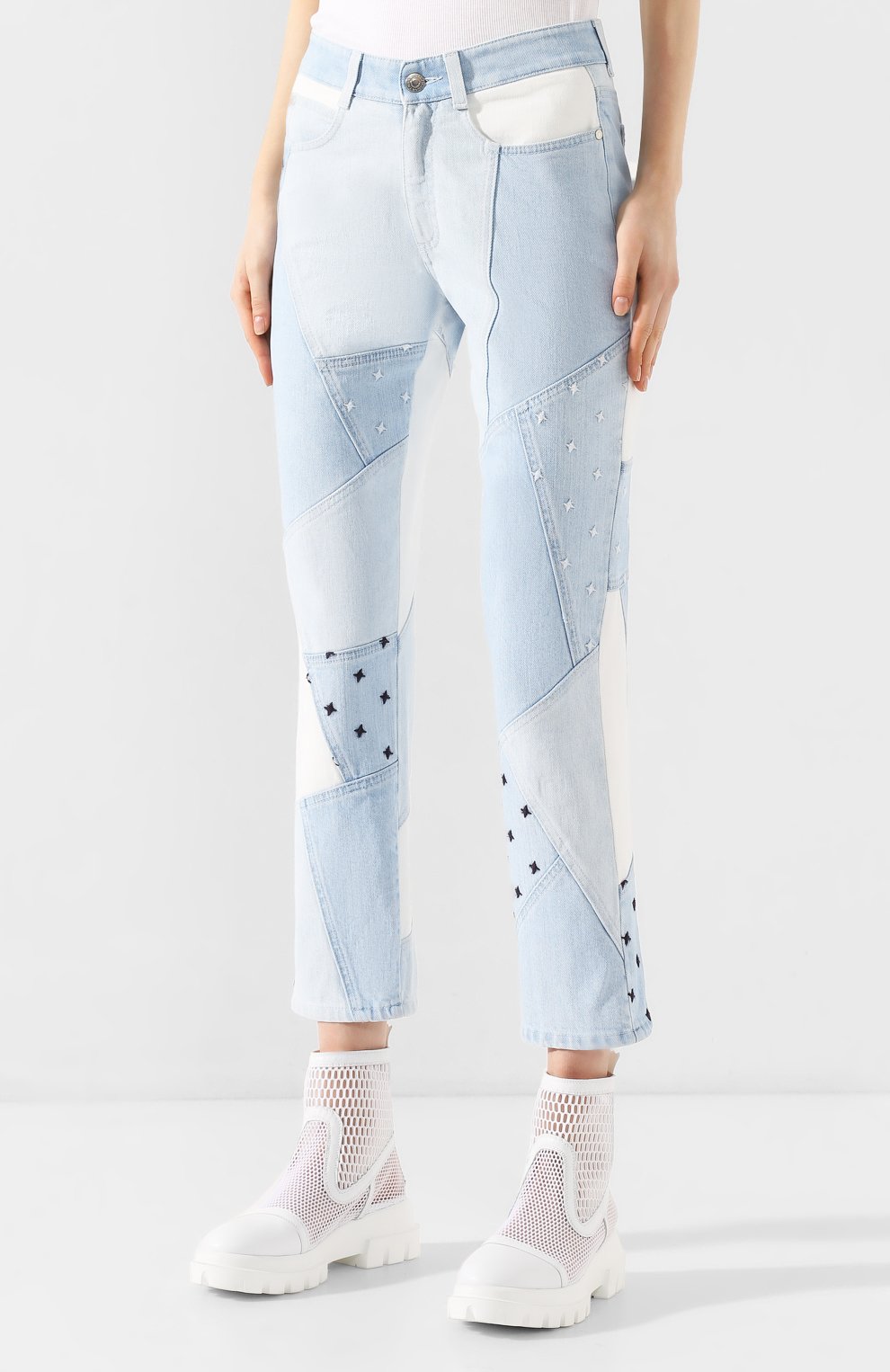Джинсы STELLA MCCARTNEY голубого цвета по цене 59150 руб., арт. 372773/SNH82, фото 3 Джинсы STELLA MCCARTNEY, арт. 372773/SNH82, фото 3