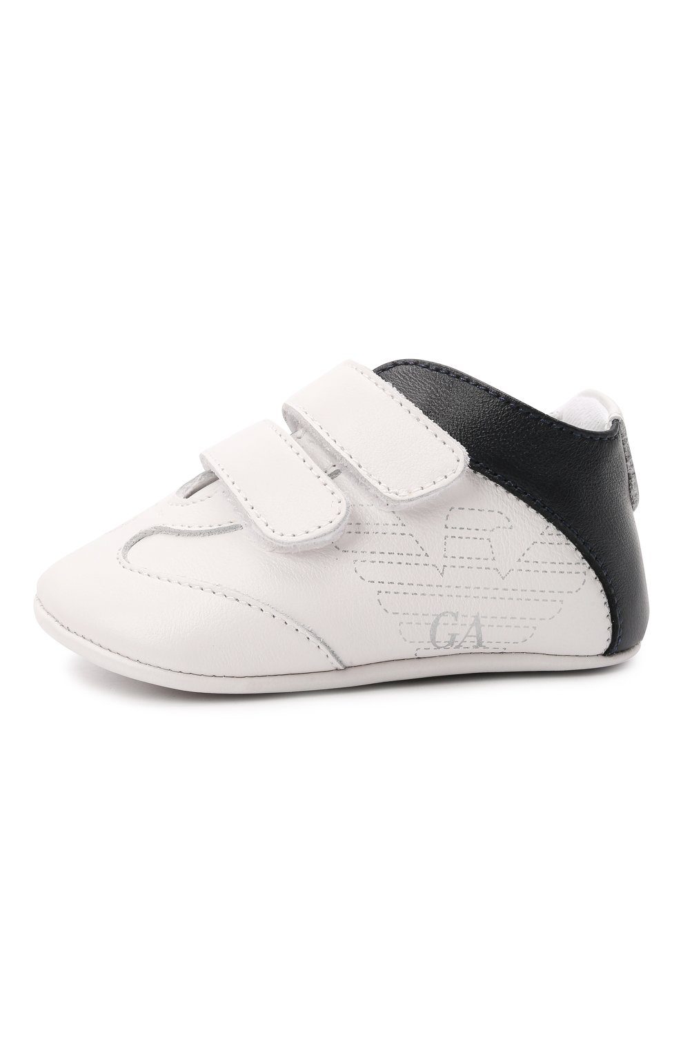 Кожаные пинетки EMPORIO ARMANI, арт. XLX002/X0N23, фото 2