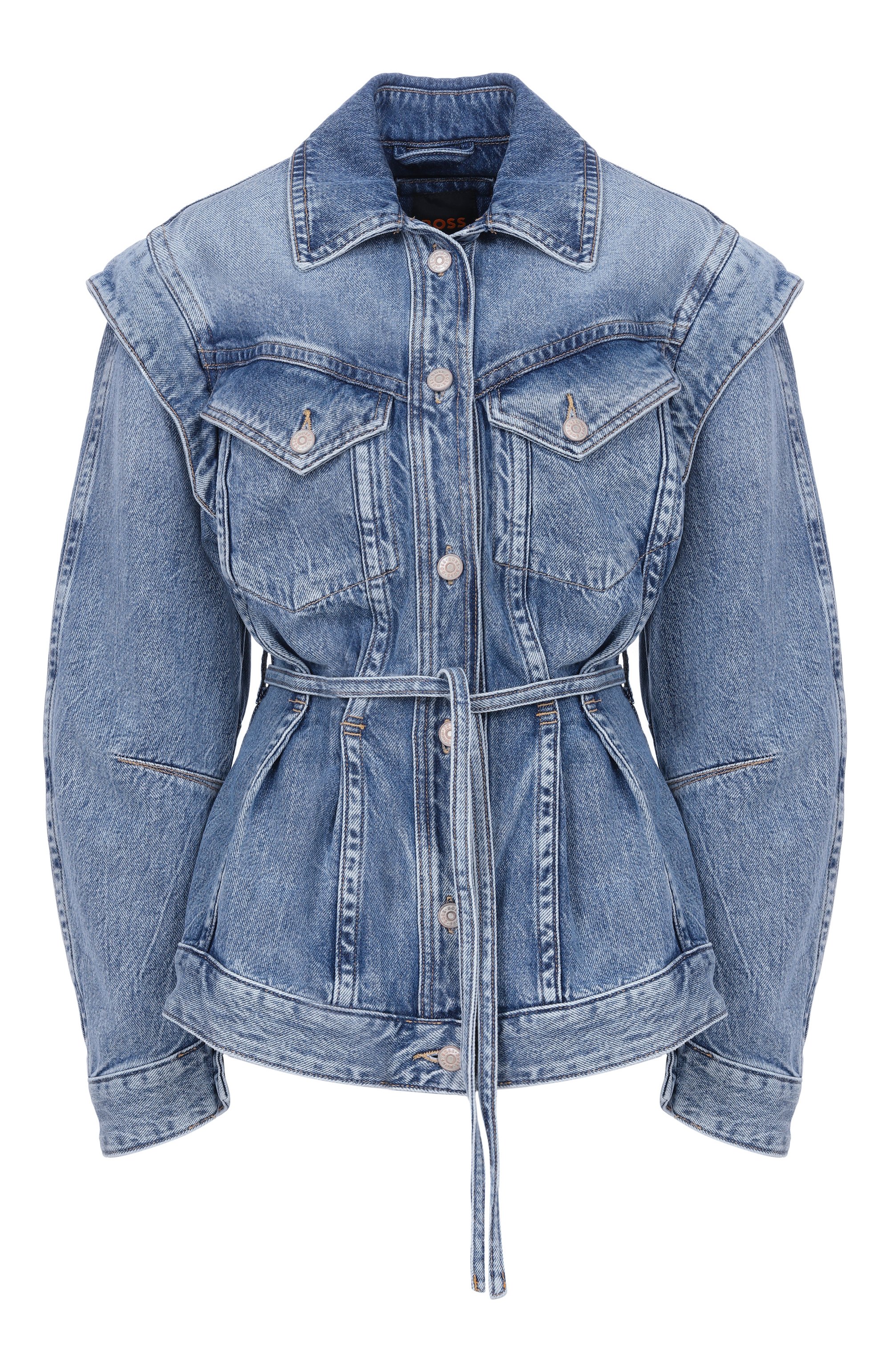 Джинсовая куртка chinched BOSS ORANGE, арт. 50552472, фото 1