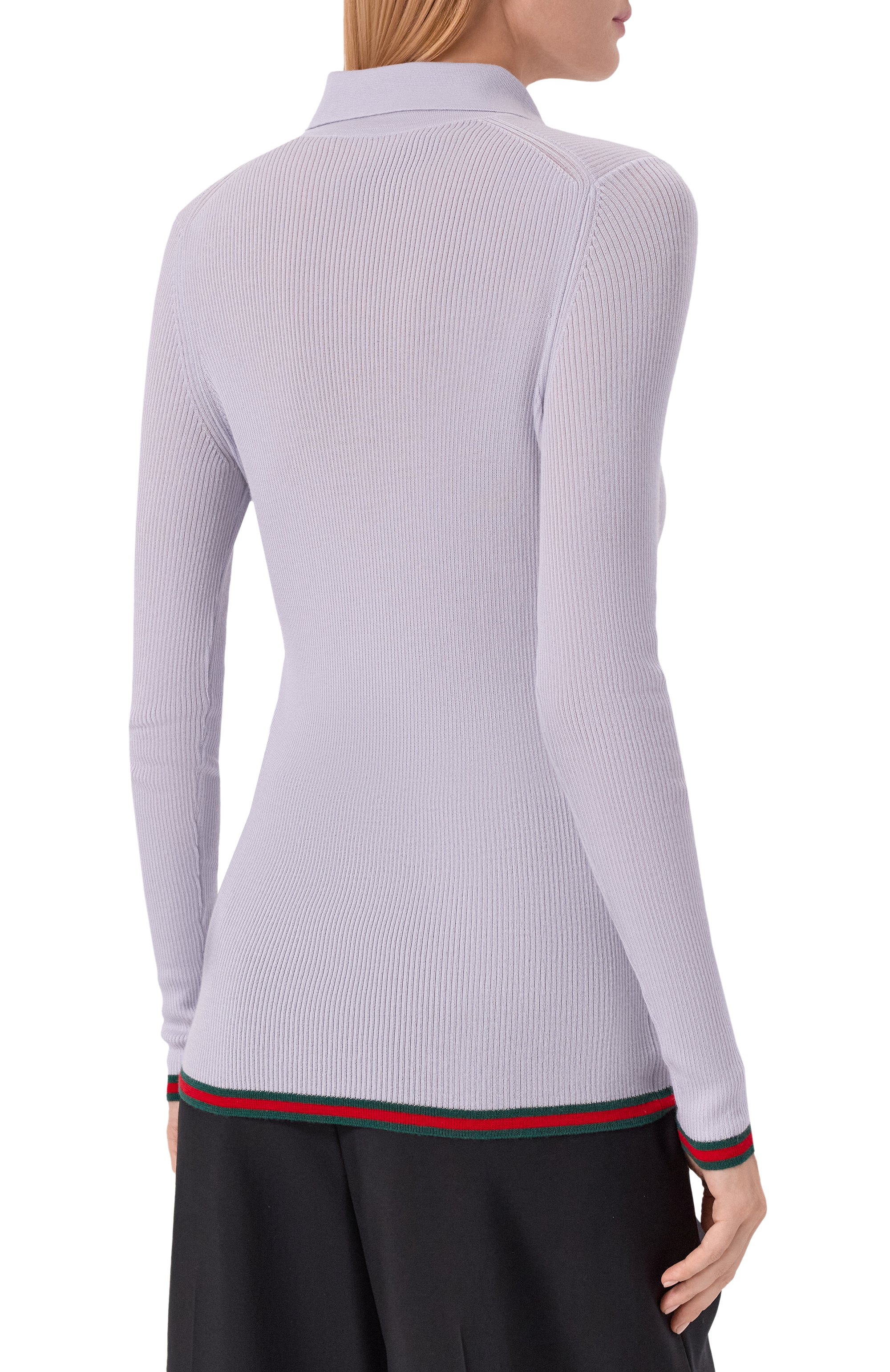 Поло из кашемира и шелка GUCCI, арт. 810315/XKD8J, фото 4