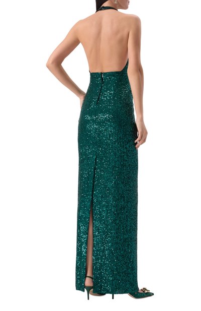 Платье с отделкой пайетками DOLCE & GABBANA, арт. I6I01W/FLUB2, фото 4