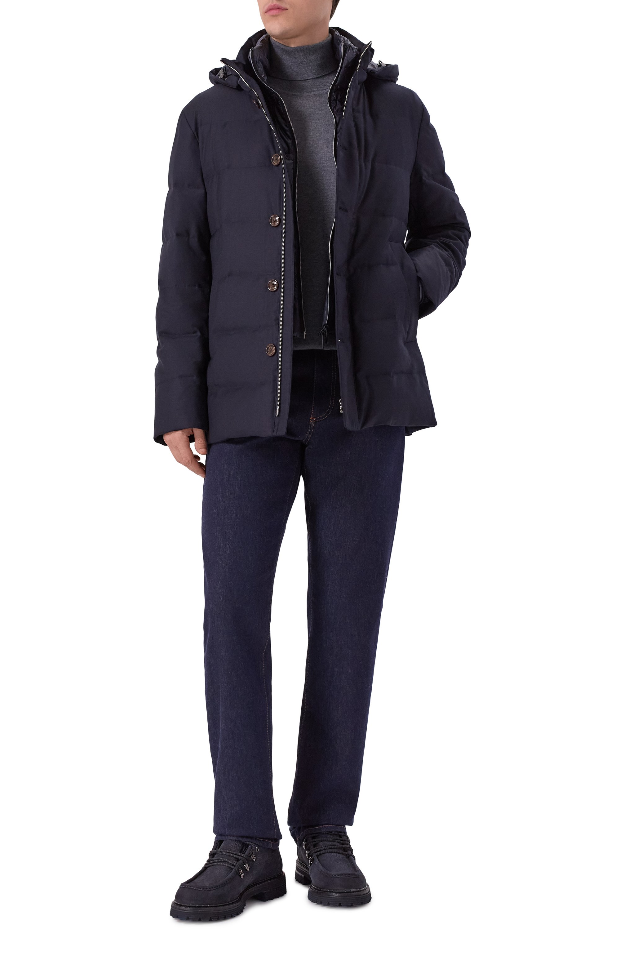 Шерстяной пуховик MONTECORE, арт. F09MUCX581/106, фото 2