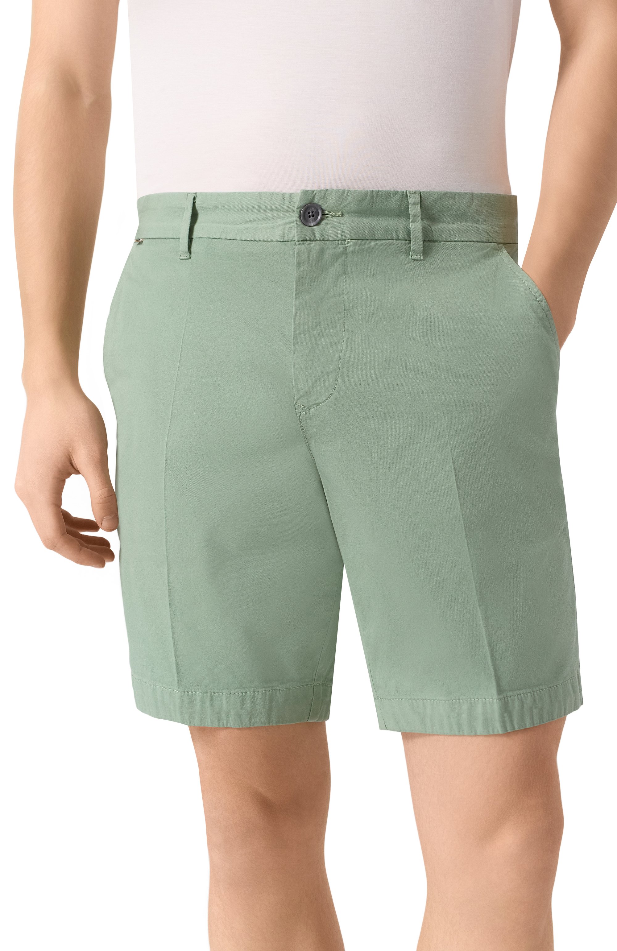 Хлопковые шорты BOSS, арт. 50540743, фото 3