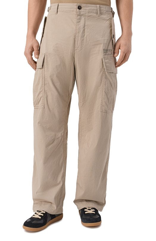 Хлопковые брюки-карго Dsquared2 S74KB1115/S35175 Бежевый  S74KB1115/S35175 Фото 3