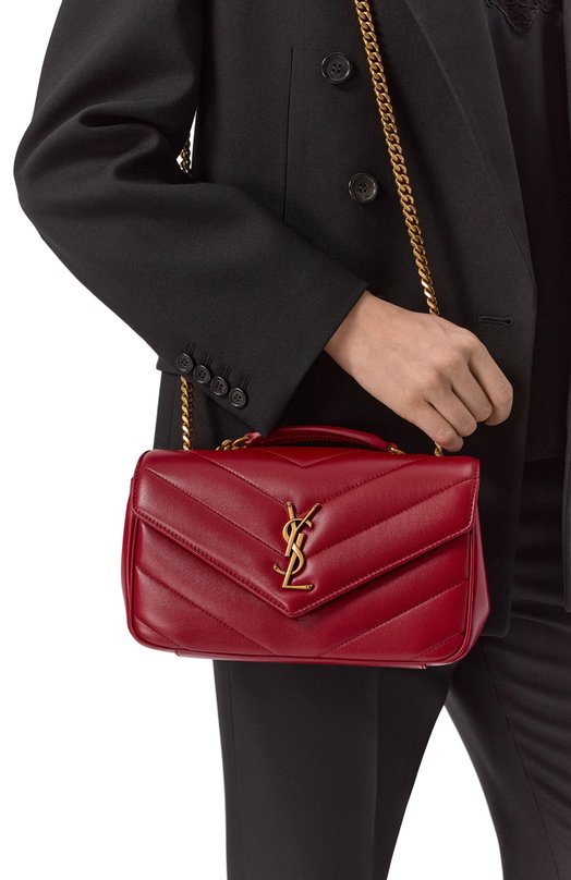 Сумка Loulou small Saint Laurent 801437/AAEAX Красный  801437/AAEAX Фото 2