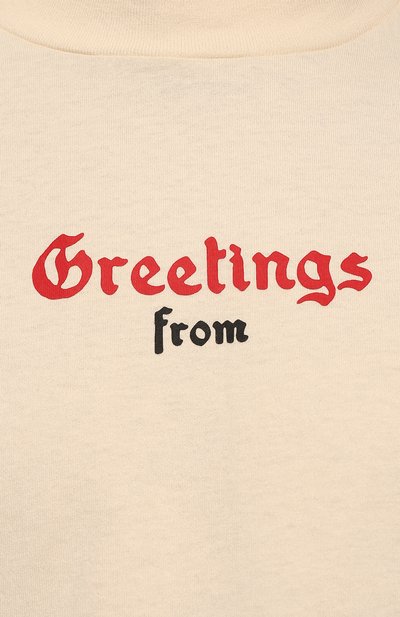 Хлопковая футболка PALM ANGELS, арт. PMAA002S22JER0030325, фото 5