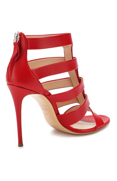 Кожаные босоножки CASADEI, арт. 1L456N1001DUSEE3708, фото 4