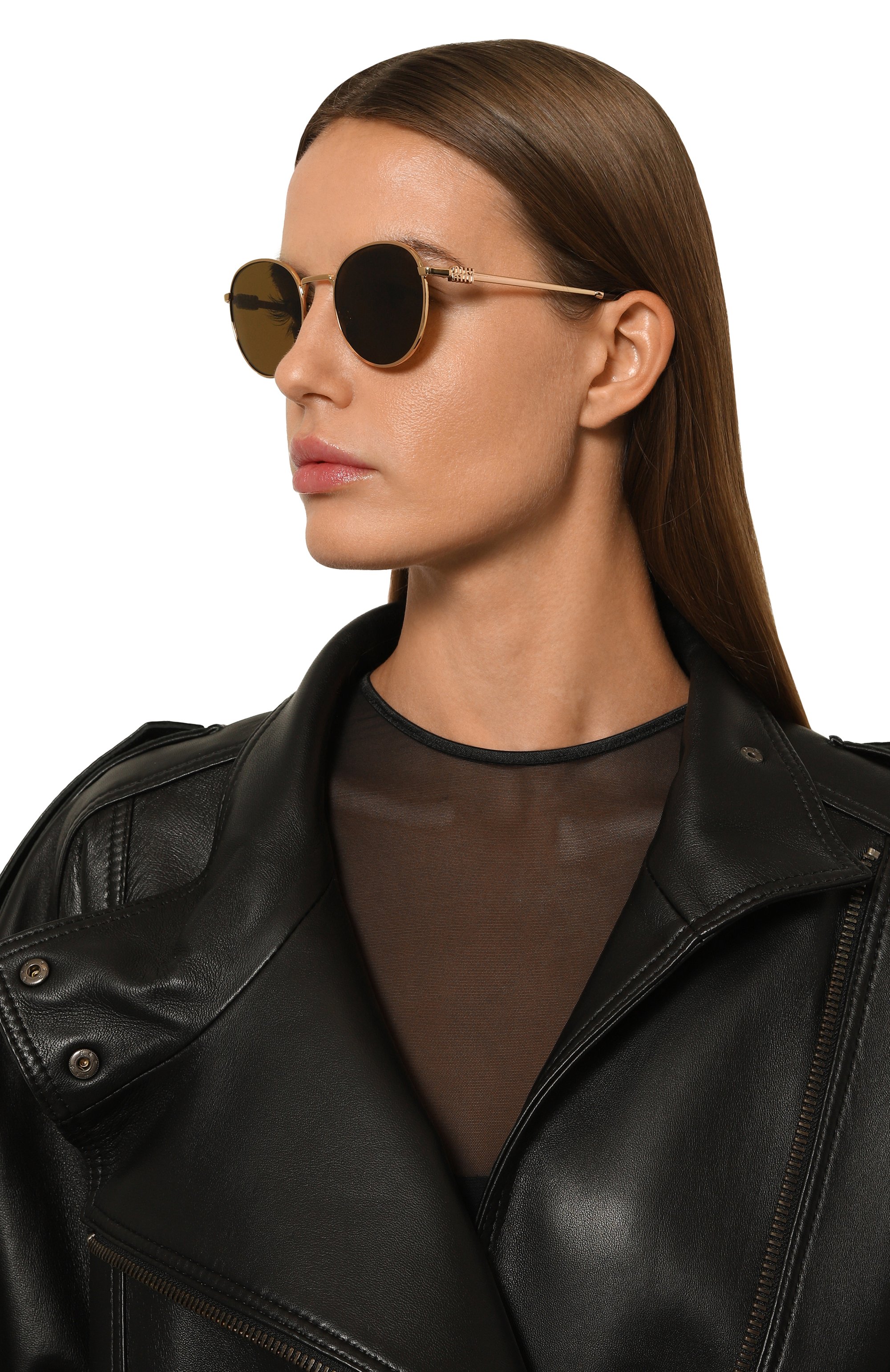 Солнцезащитные очки MIU MIU коричневого цвета по цене 59350 руб., арт. 55ZS-5AK09Z, фото 2 Солнцезащитные очки MIU MIU, арт. 55ZS-5AK09Z, фото 2