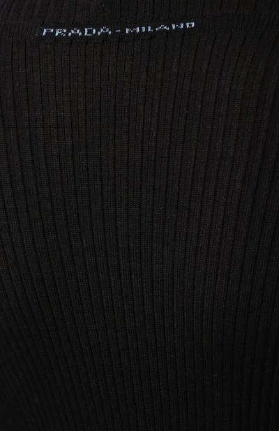 Однотонная водолазка из смеси шерсти и шелка PRADA, арт. P26295-1RZR-F0002, фото 5