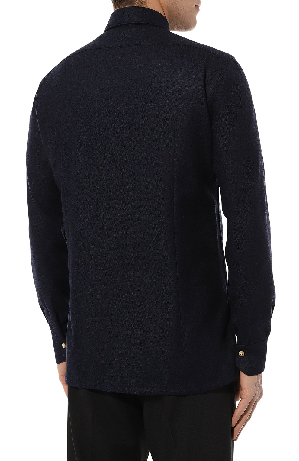 Шерстяная рубашка KITON, арт. UMCNERK0131C07, фото 4