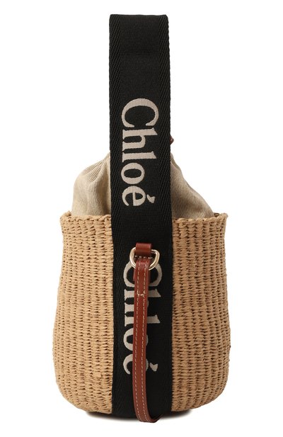 Сумка chloé x mifuko woody small CHLOÉ, арт. CHC23AS381L18, фото 4