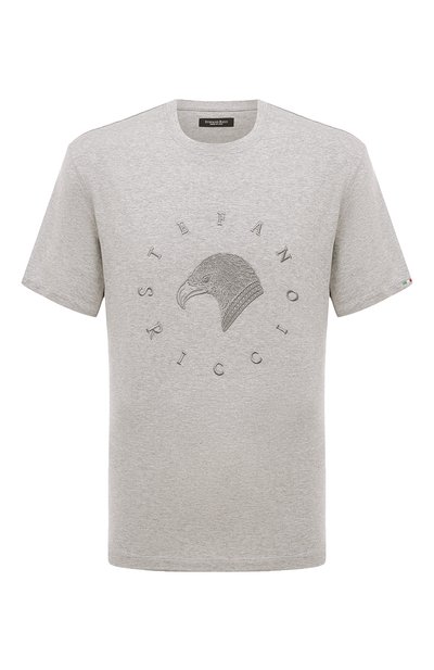 Мужская хлопковая футболка STEFANO RICCI, арт. MNH3302630/803C0