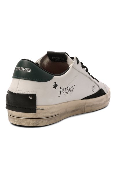 Кожаные кеды sk8 deluxe CRIME LONDON белого цвета по цене 26100 руб., арт. 77110AA9, фото 4 Кожаные кеды sk8 deluxe CRIME LONDON, арт. 77110AA9, фото 4