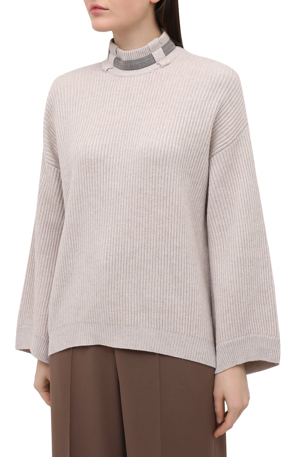 Свитер из кашемира и вискозы BRUNELLO CUCINELLI, арт. M7Q711504, фото 3