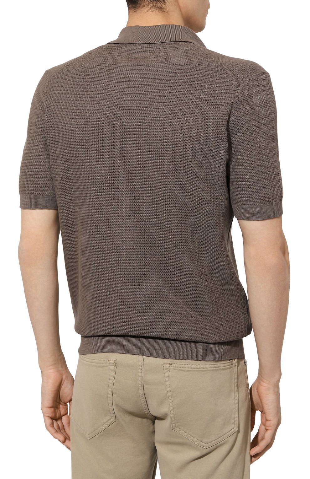 Хлопковое поло ZEGNA, арт. UDC95A7/C32, фото 4