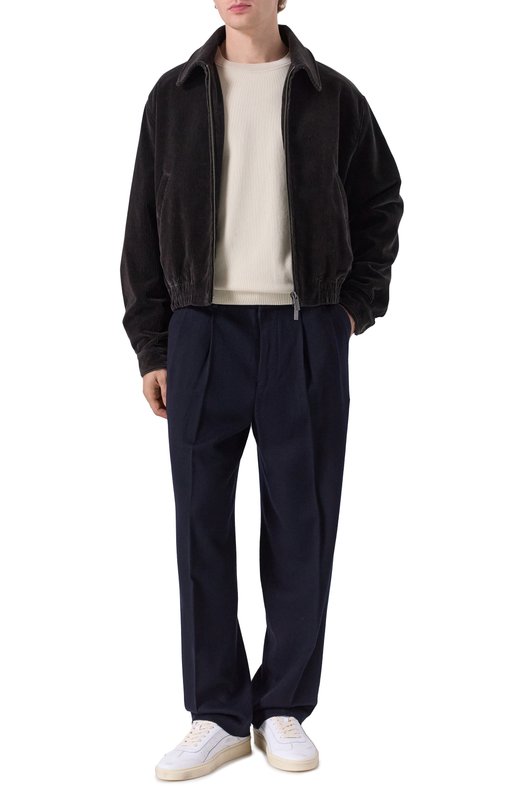 Брюки из шерсти и кашемира Emporio Armani EM003287/AF17835 Синий  EM003287/AF17835 Фото 2